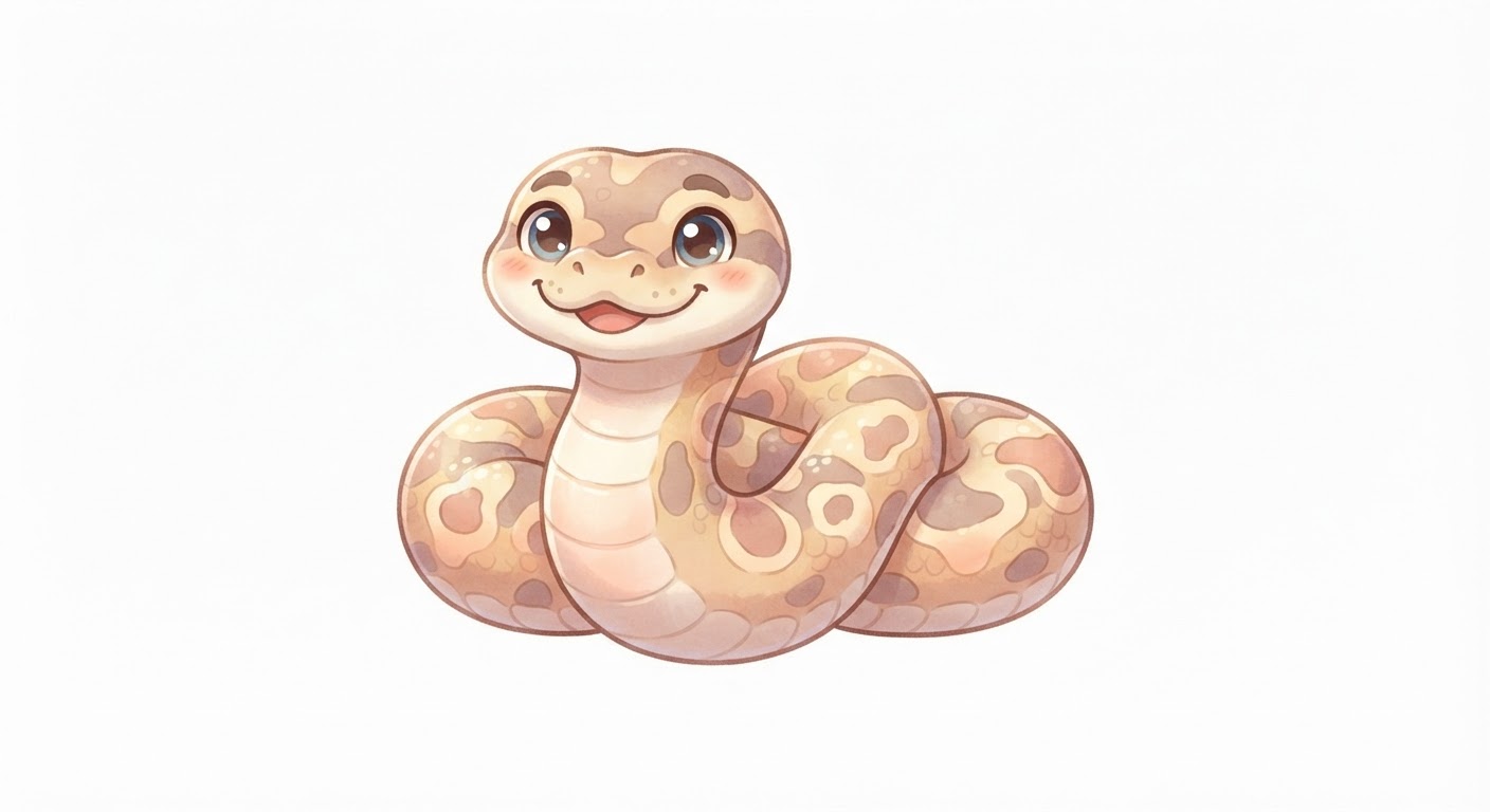Illustration de Le python de Seba
