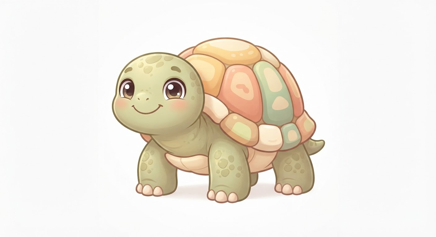 Illustration de La tortue du désert