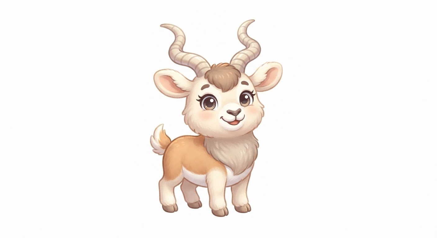 Illustration de L’addax