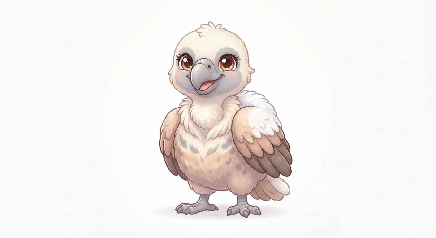 Illustration de Le vautour africain