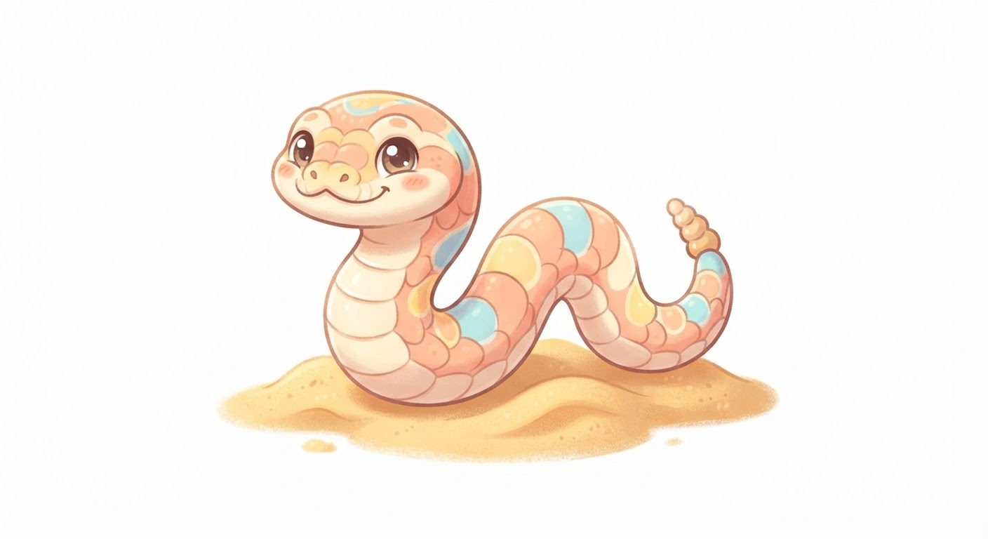 Illustration de Le crotale cornu