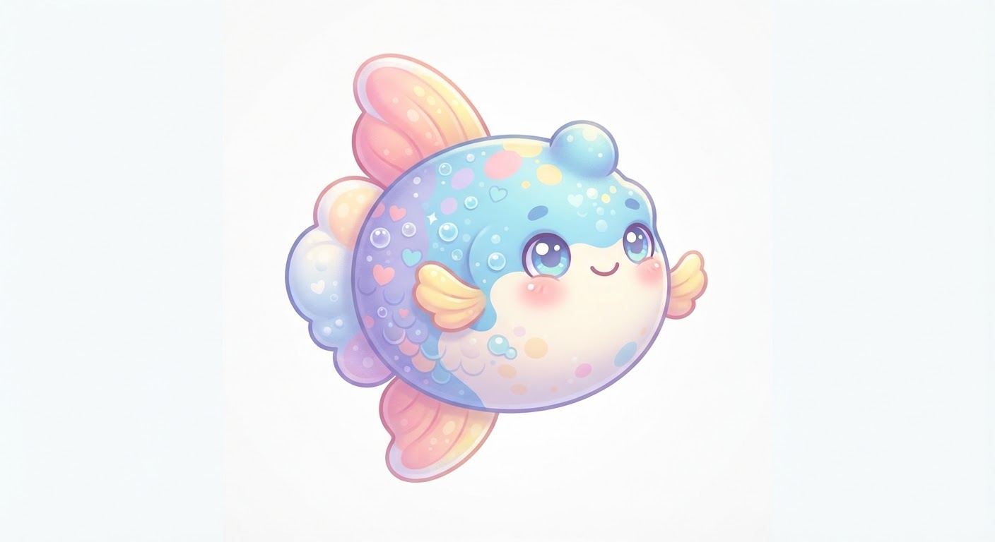 Illustration de Le poisson-lune