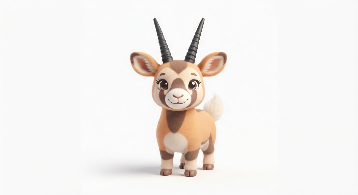 Illustration de L’oryx gazelle