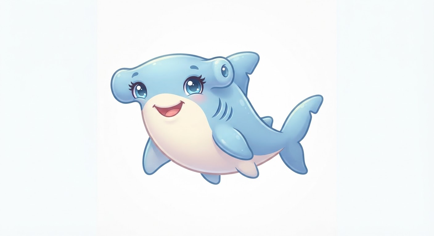 Illustration de Le requin-marteau