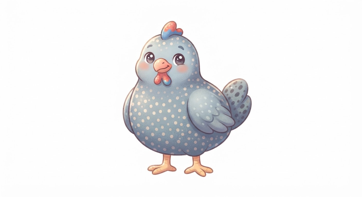 Illustration de La pintade