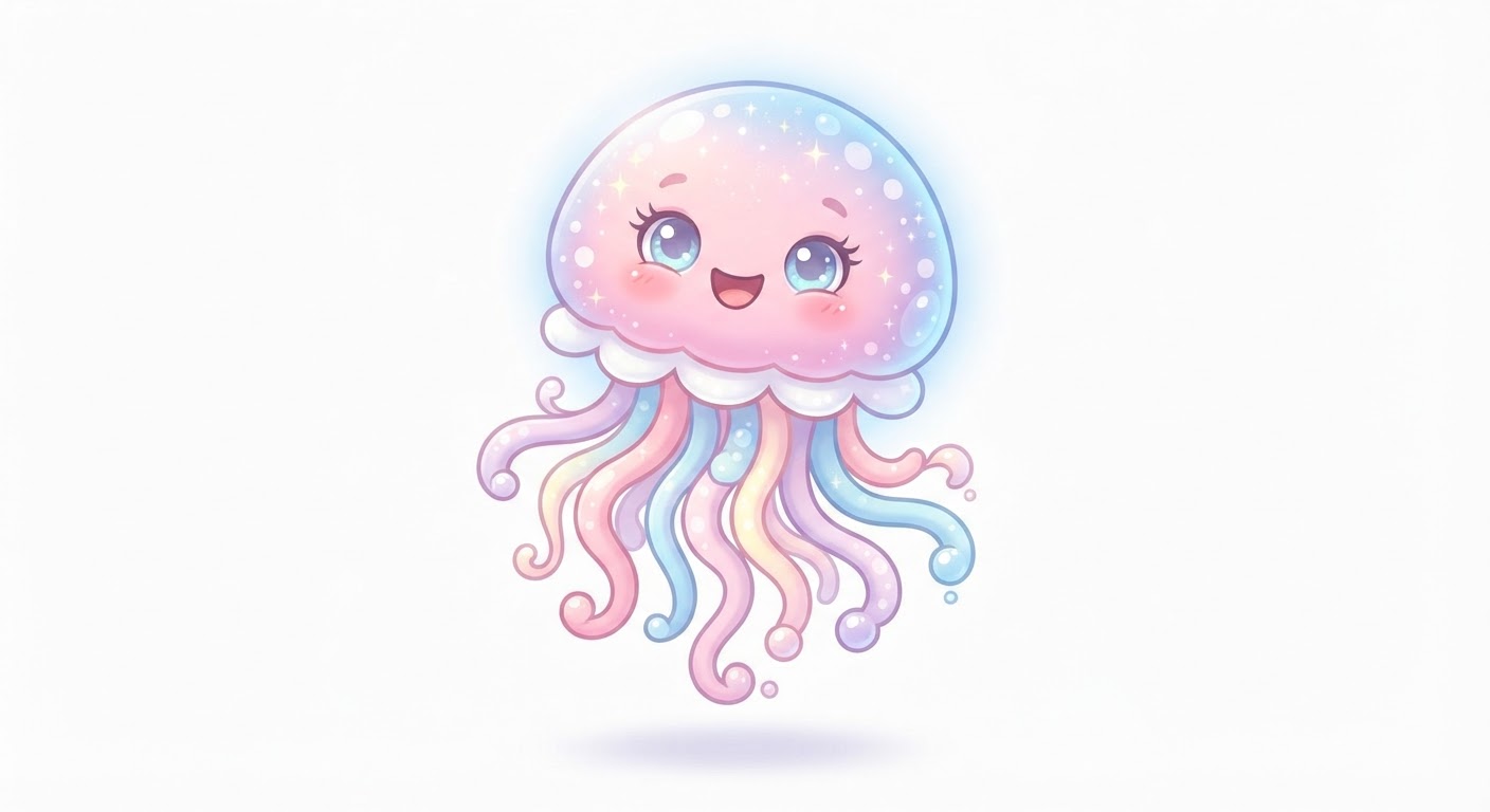 Illustration de La méduse
