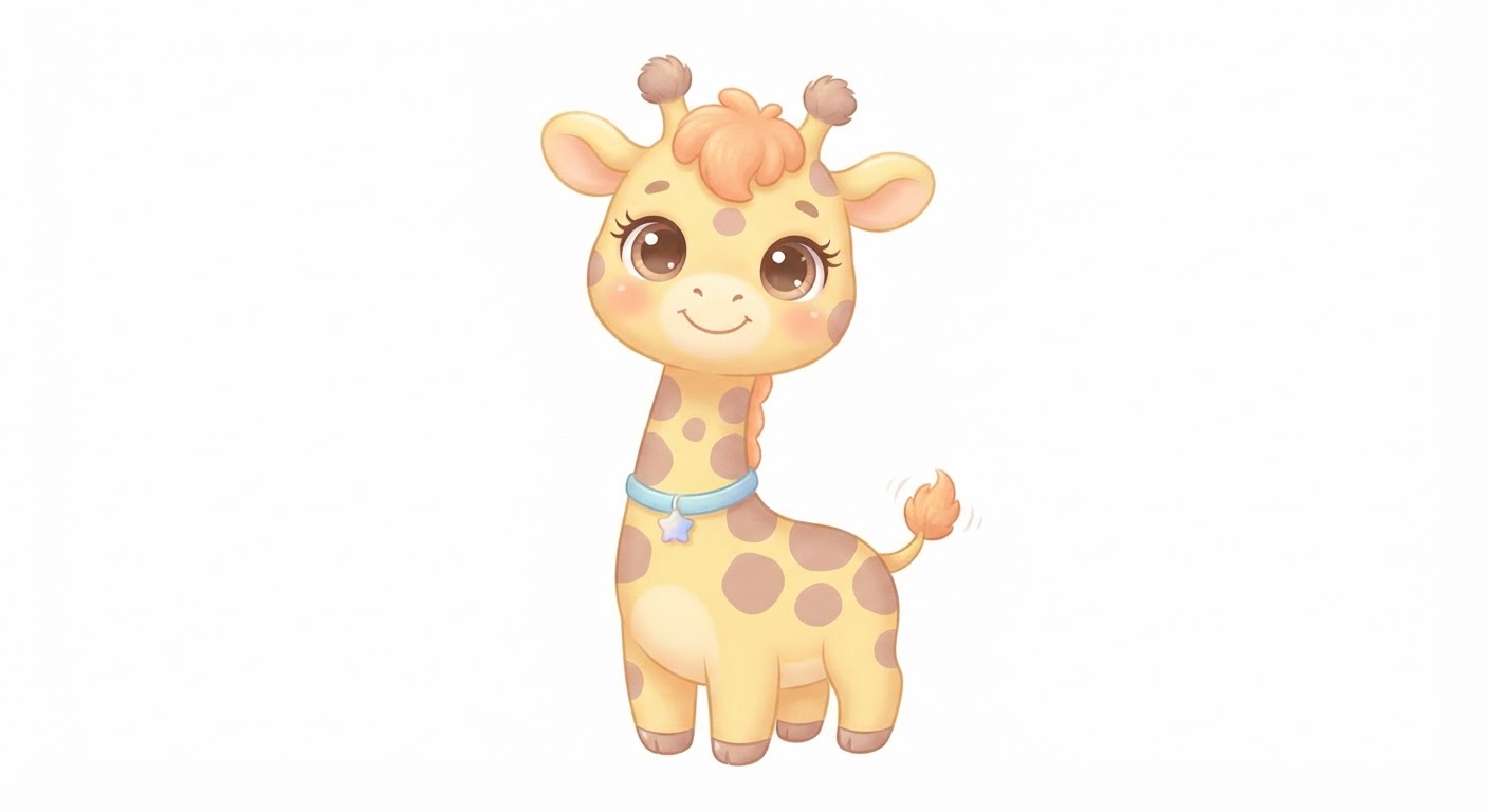 Illustration de La girafe