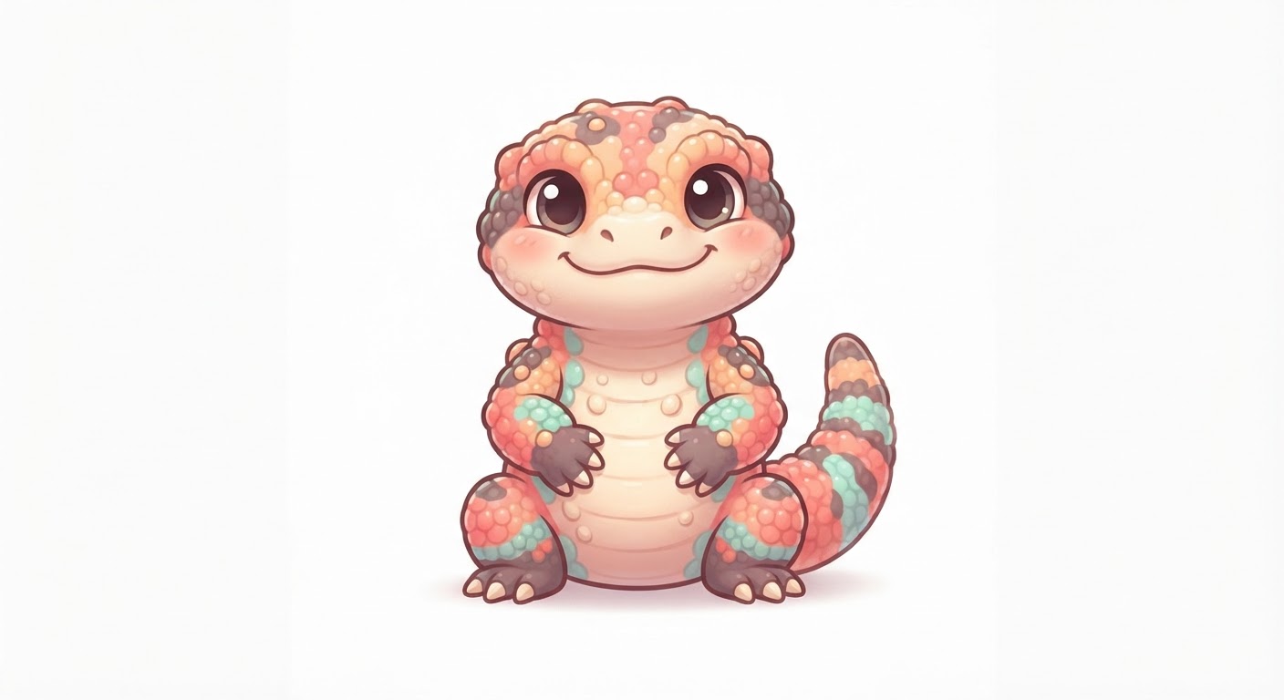 Illustration de Le monstre de Gila