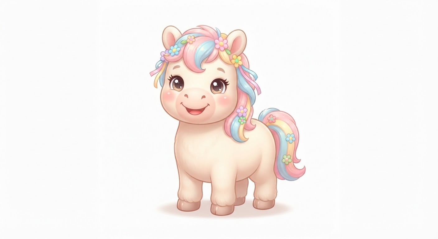 Illustration de Le cheval