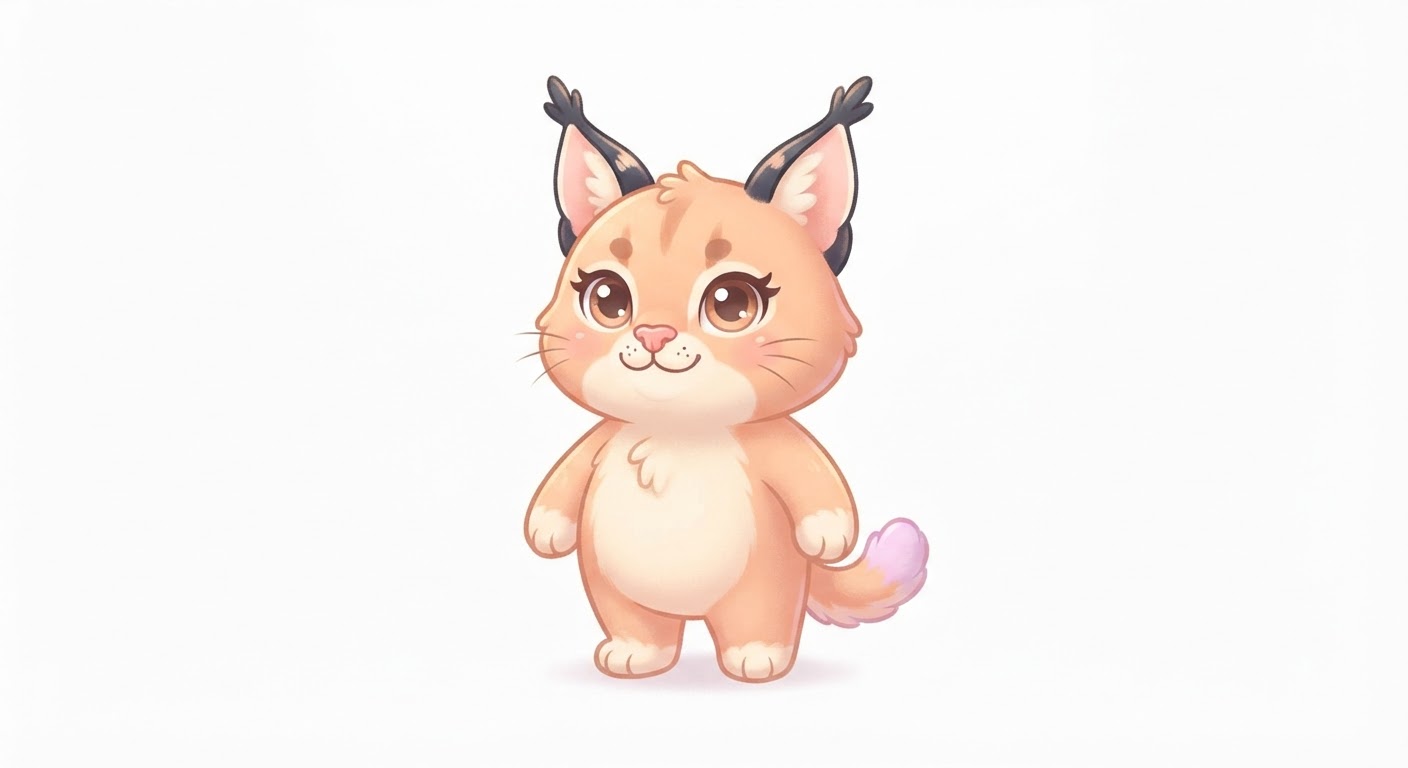 Illustration de Le caracal