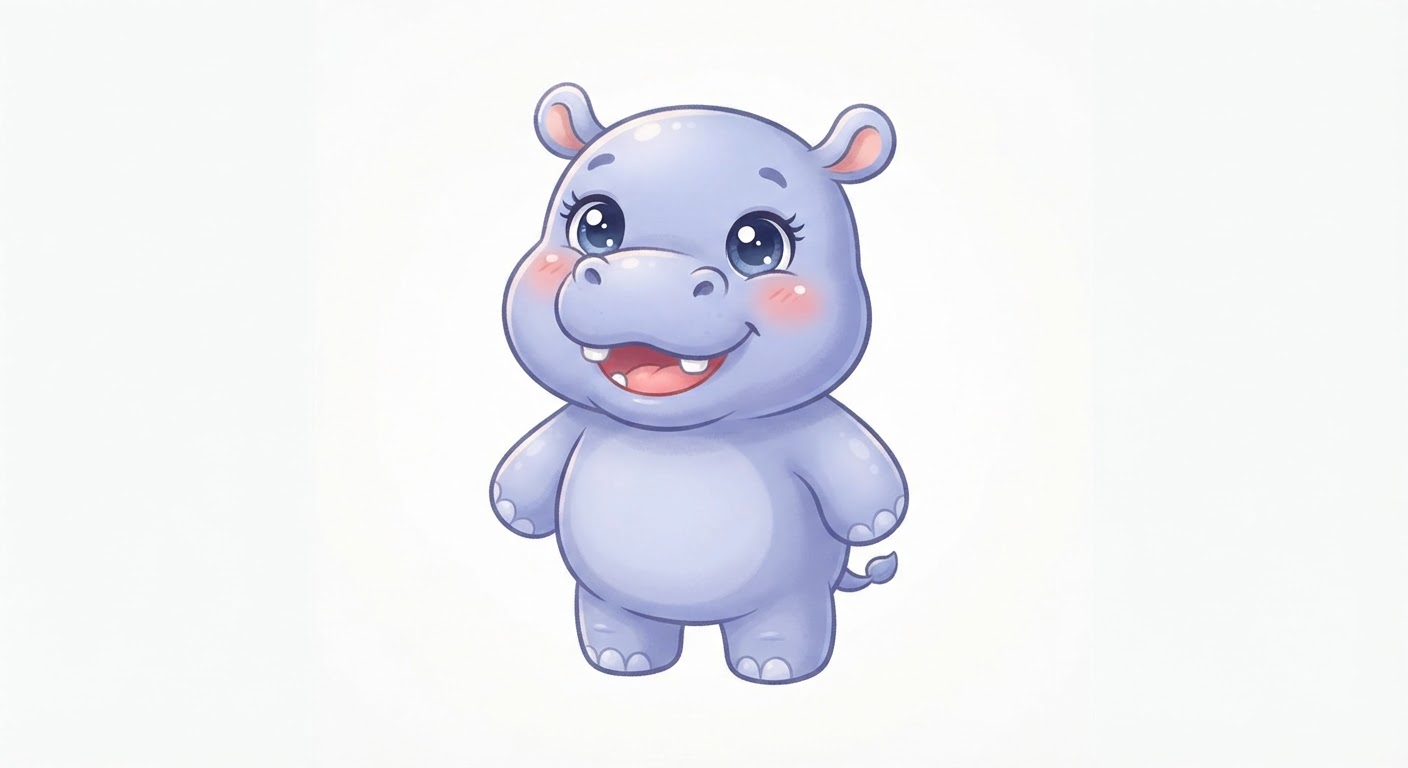 Illustration de L’hippopotame